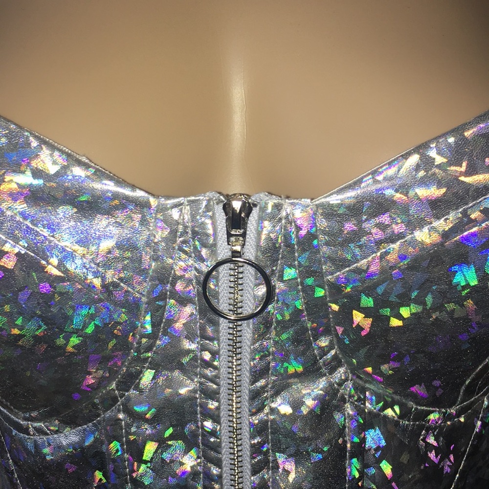 New Charlotte Russe Sexy Padded Crop Top Bra - Picture 3 of 6